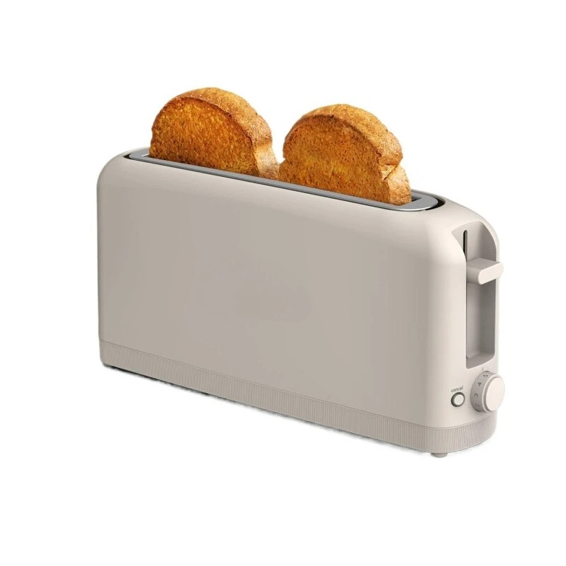 Household Slim 2 Slice Toaster 6 Shade Adjustment Anti-Jam And Auto Shut Off Compact Breakfast Toaster