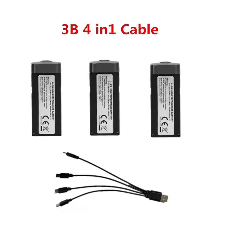 L600-2 PRO MAX Drone Battery Accessories 7.4v 4500mAh / Propeller Blade / Use For L600-2 PRO Drone Spare Part