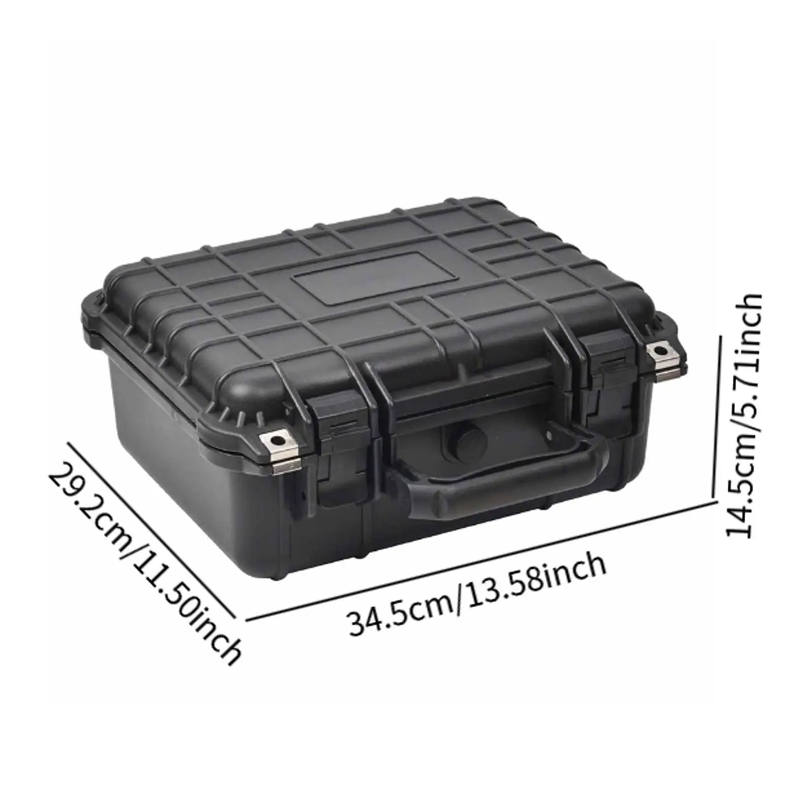 Toolbox Organizer Lockable Compact Drill Case for Hand Tools Household Trunk