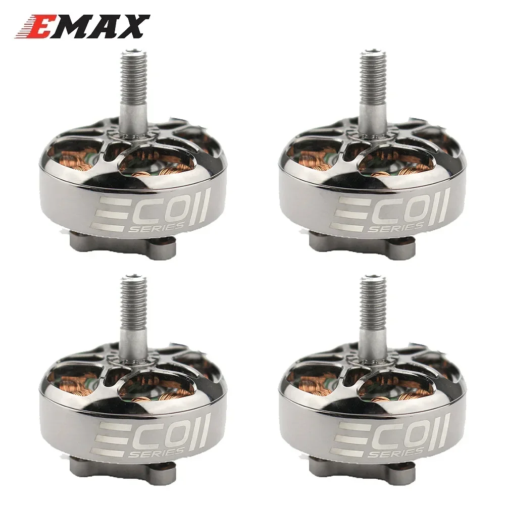 

4PCS/lot EMAX ECOII Series ECO II 2807 6S 1300KV 5S 1500KV 4S 1700KV Brushless Motor for FPV Racing RC Drone DIY Parts