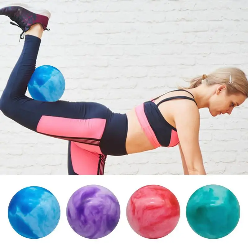 Women Gym Yoga Fitness Ball Thickening Type Anti-explosion Diameter 25 cm Pilates Workout Mini Ball Sculpting Legs And Hips