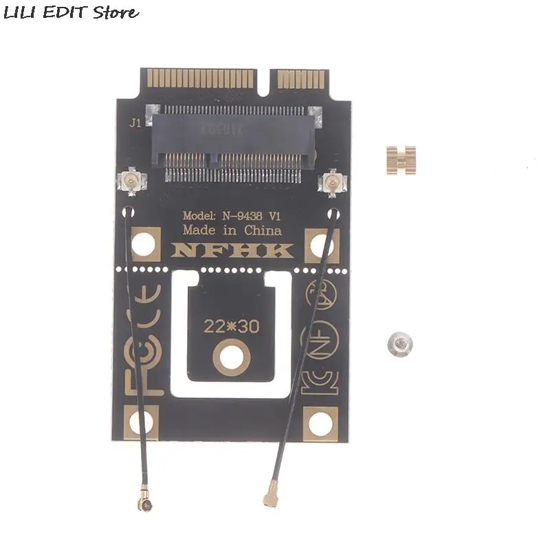 M.2 ngff para mini pci-e (pcie + usb) adaptador para m.2 wifi bluetooth sem fio wlan