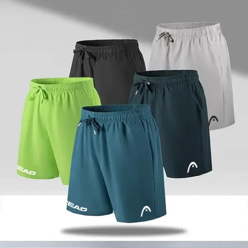 Pantalones cortos deportivos para hombre, Shorts transpirables de malla de secado rápido con cordón, ropa de tenis de Boutique, novedad de 2024