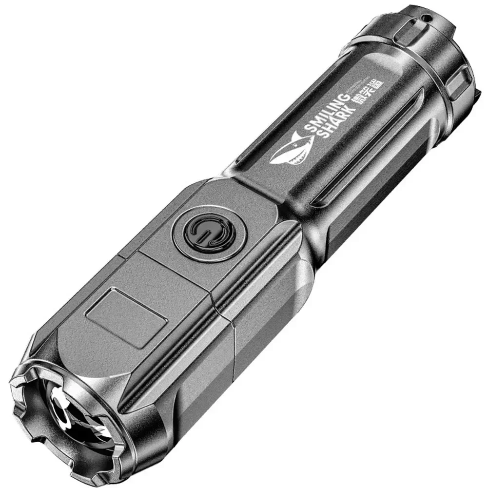 

Rechargeable Work Searchlight Xhp70 Most Powerful LED Flashlight USB Zoom Torch ABS Strong Light Small Focusing Flashlight 500m