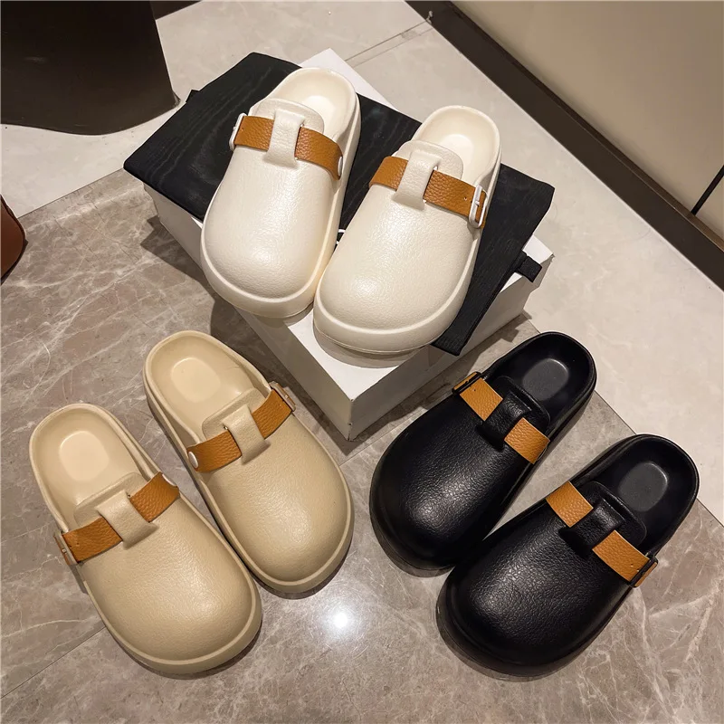 

Summer Women's Slippers Soft Thick Sole Homeshoes Fashion Anti-slip Wear-resistant Outdoor Leisure Student