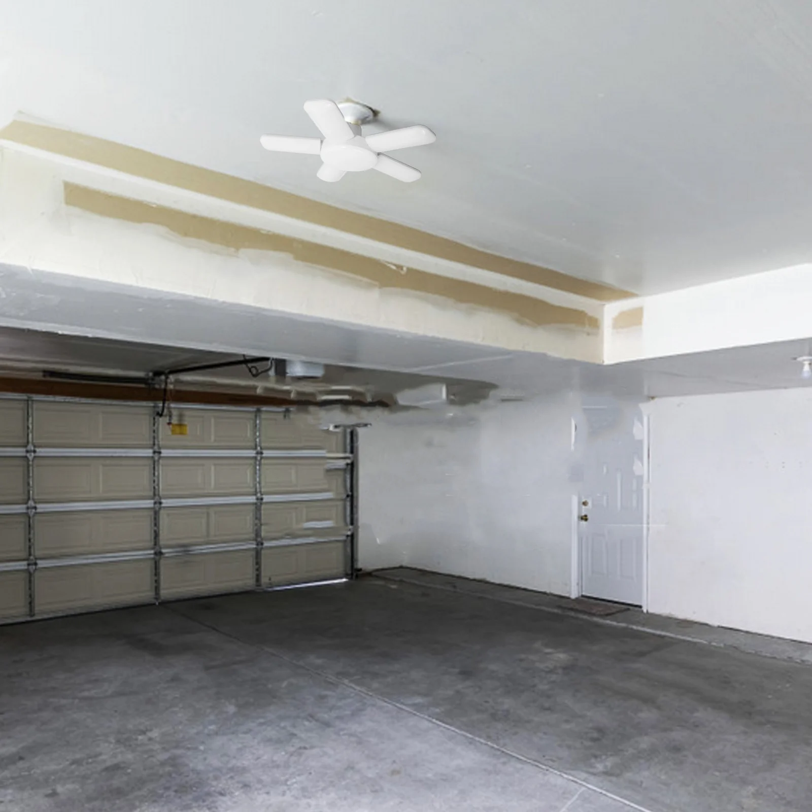 

1Pcs LED Leaf Light 5 Blades Foldable Design 140 Beads Bright Lamp Energy Saving for Home Garage Dark Corner Lighting Solution