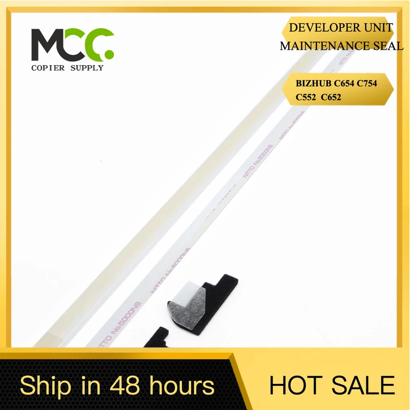 3 SETS CMY COLOR DEVELOPER UNIT SEAL FOR KONICA MINOLTA BIZHUB C654 654E C754 C552 C652 FOAM SPONGE MAINTENANCE SEAL