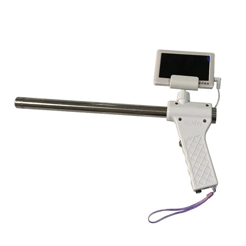 2026 Visual Endoscope Sperm Gun Artificial Insemination Device Animal Cattle Cow Artificial Digital AI Gun for Cow Goat Sheep