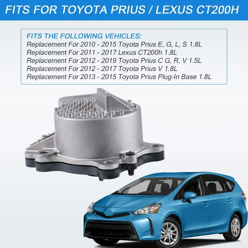 161A029015 Electric Water Pump Assembly Replacement for Toyota Prius1.8L 1.5L 2010-2019 Lexus CT200h 1.8L 2011-2017