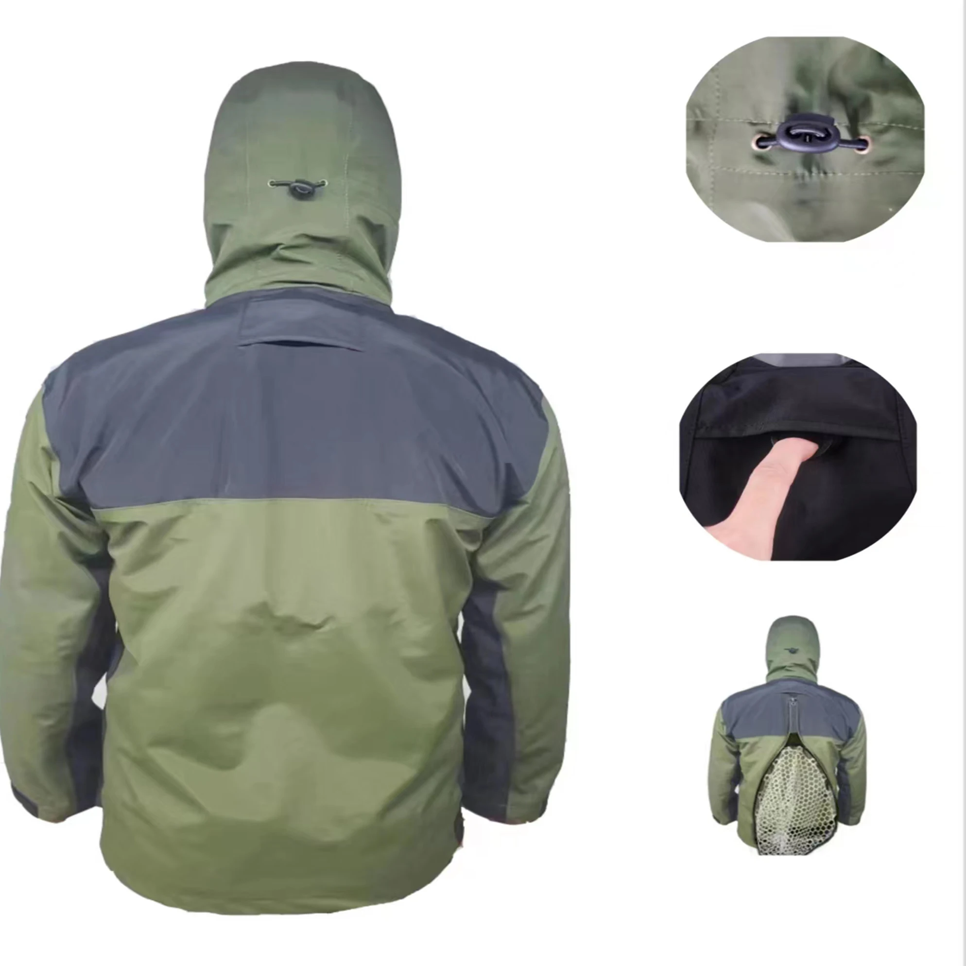 Imagem -04 - Cabolsa Impermeável Respirável Waders para Homens Roupas de Pesca Multi Bolsos Acessórios para Mola Pano de Camadas Novo