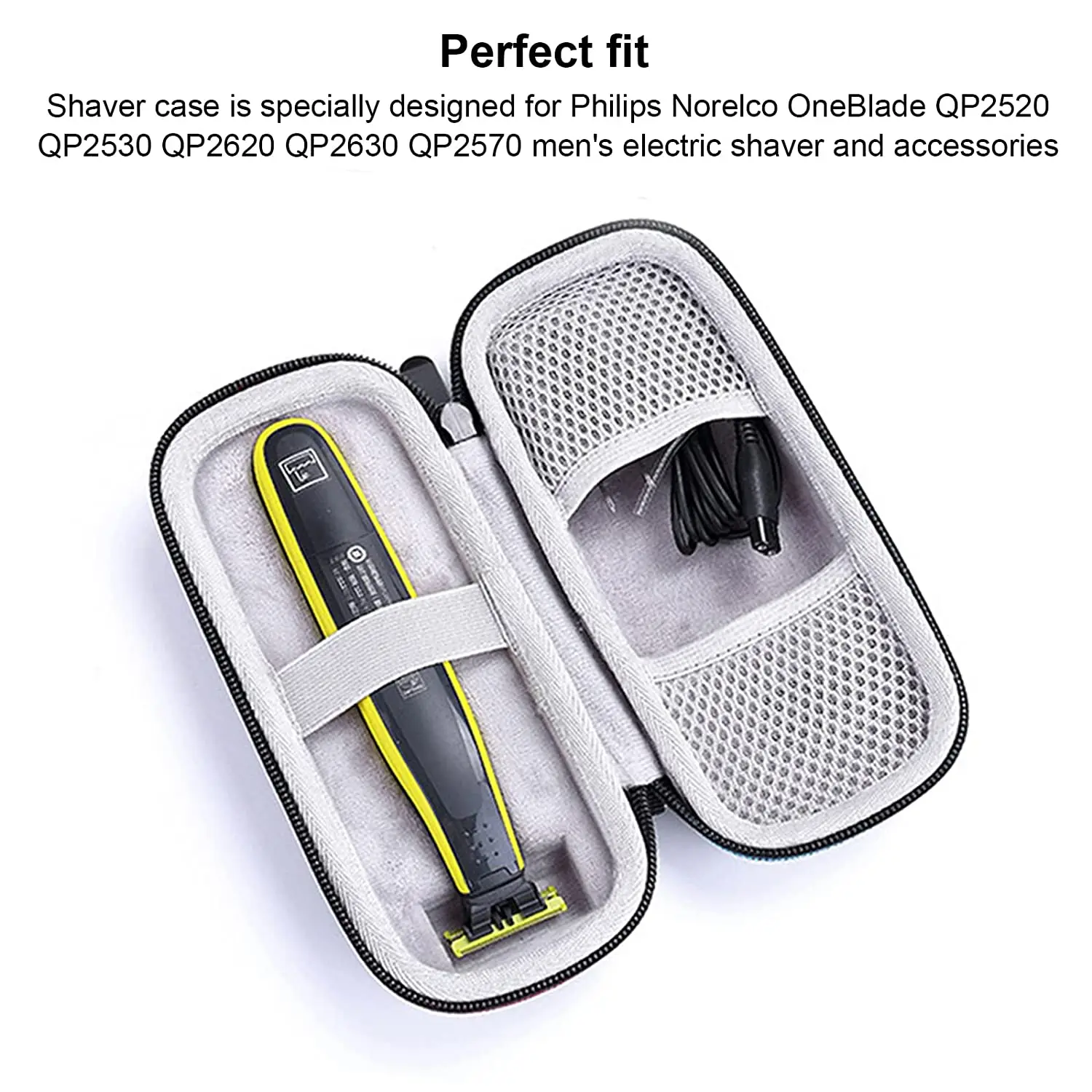 Basedidea EVA Protective Shaver Storage Case For Philips OneBlade Shaver Box Portable Beard Trimmer Protection Bag