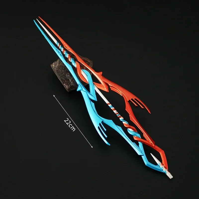 22cm The Spear of Gaius NEON GENESIS EVANGELION Weapon Anime Periphery EVANGELION-01 Metal Uncut Blade Weapon Model Gifts Toys