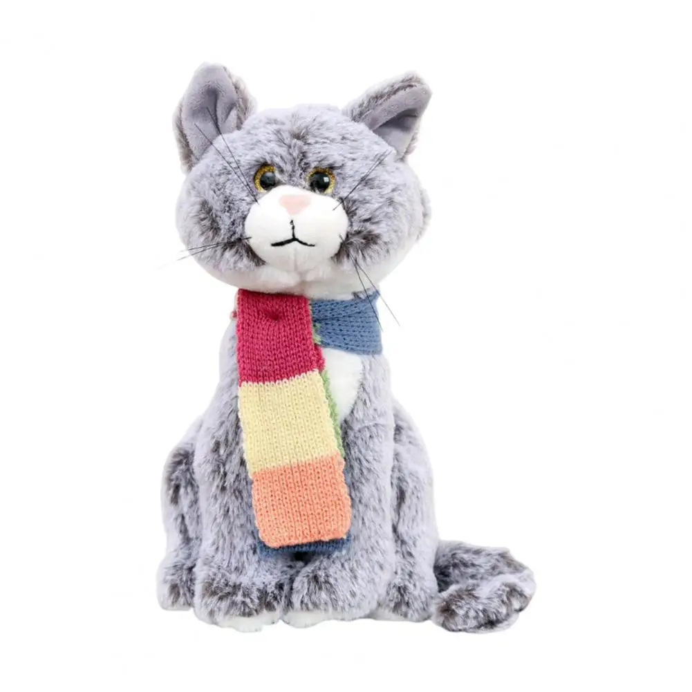 Pet Kitten Doll for Kids Boys Soft Cat Plush Dolls for Kids Adults Cute Stuffed Toys for Birthday Xmas Gifts Lovely Kitten Dolls