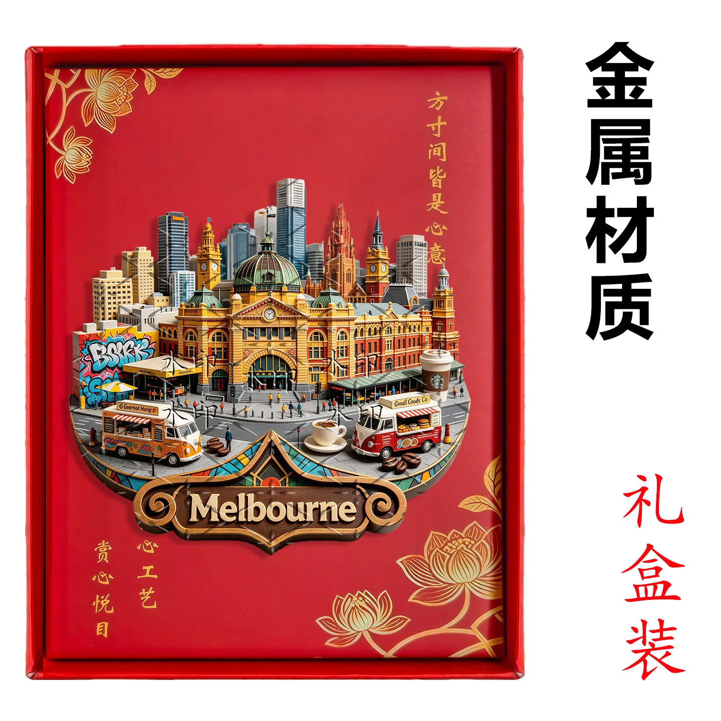 Металлический тисненый магнит – обзор и цена Home Decor Melbourne