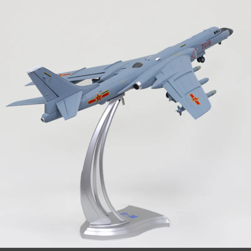 1:72 Scale H-6N H-6K Strategic Bomber Fighter Alloy Die Casting Simulation Military Combat Aircraft Model Collection Toy Gift