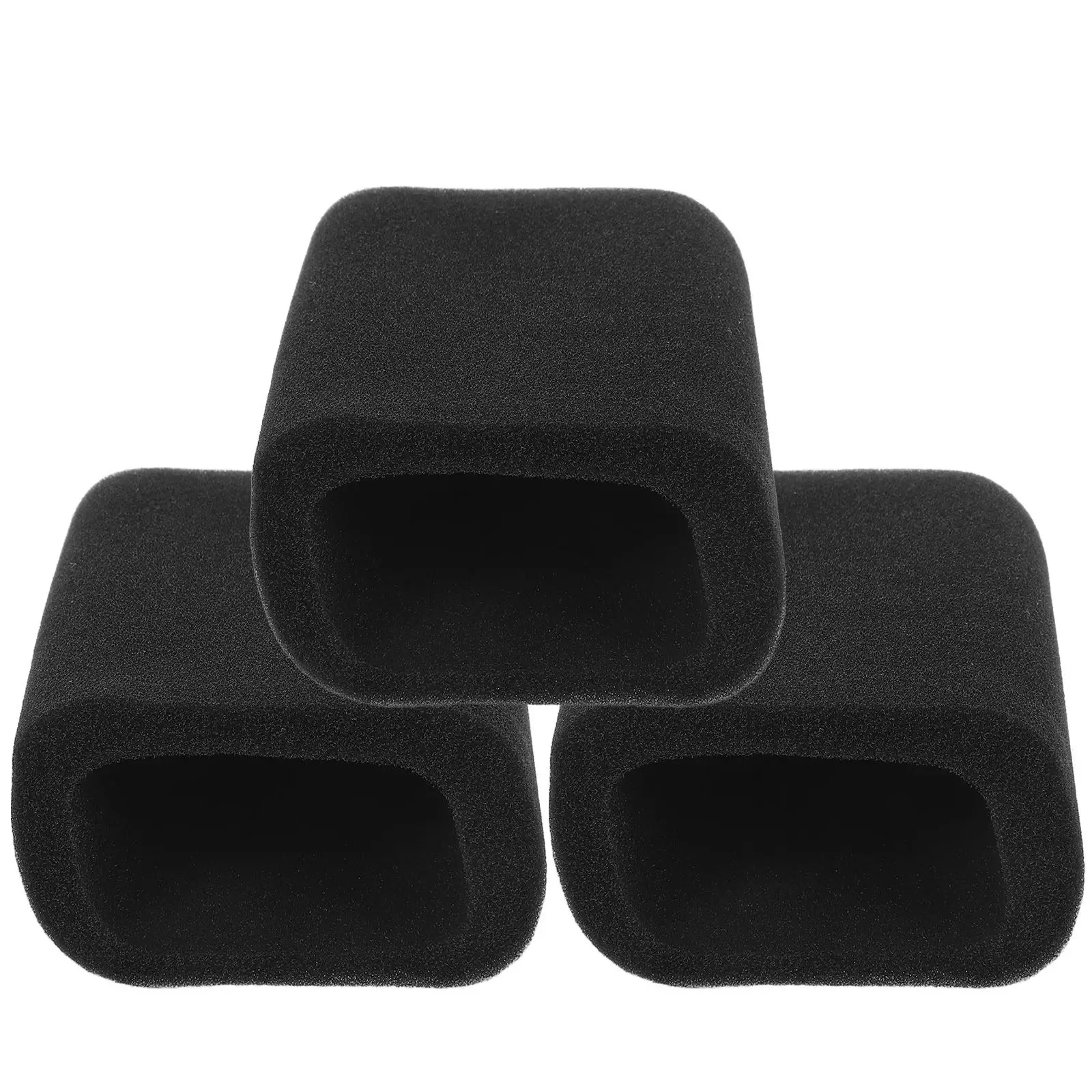 Fundas de micrófono de espuma negra, compatibles con Lewitt Lct240, protector de micrófono de mano con reducción de ruido, 3 uds.