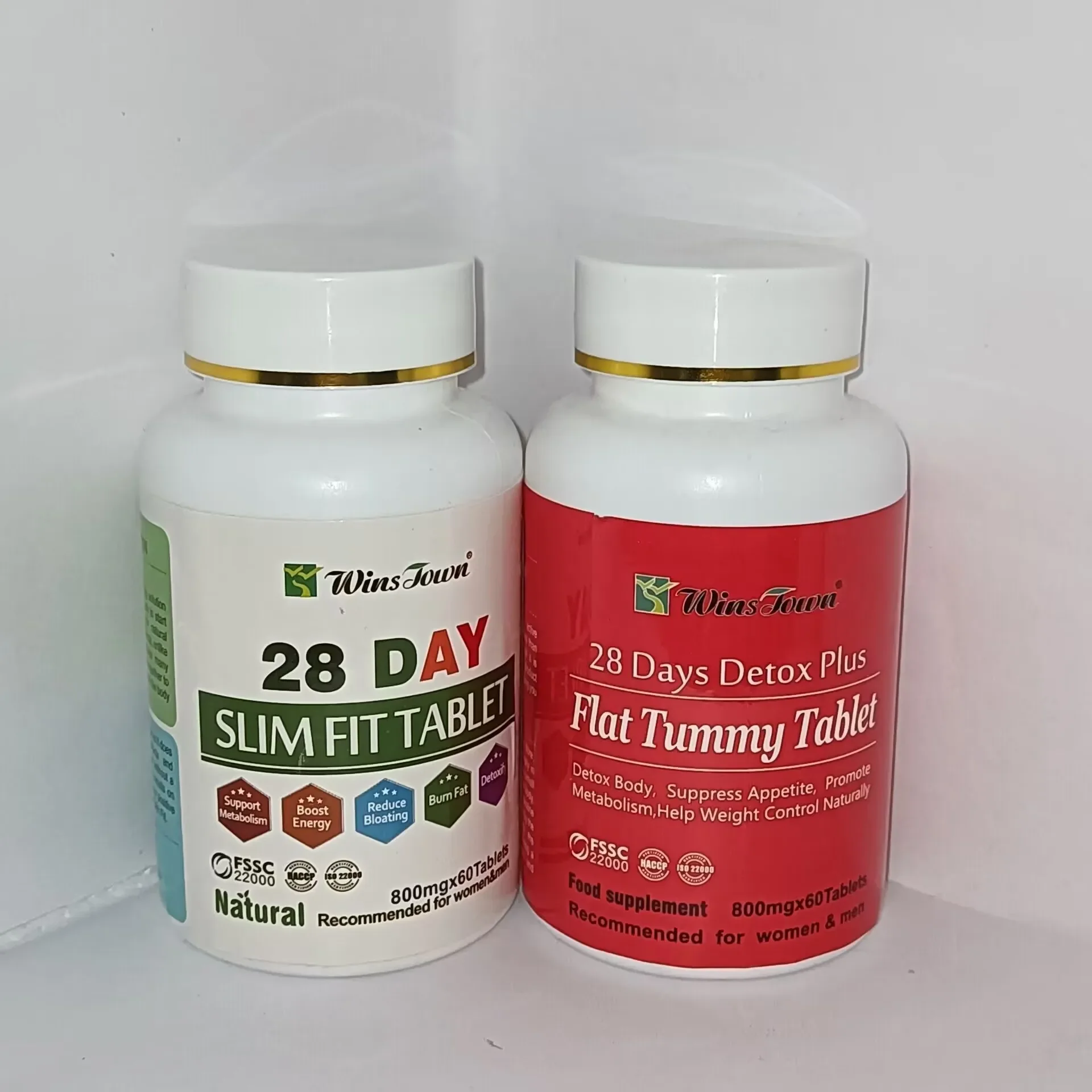 28 Tianping Abdominal Tablets Weight Loss Fit Tea Poison Capsules+28 Day Detoxification Flat Abdominal Tablets Health Food