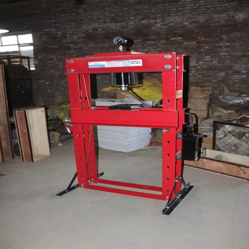 Workshop 50 Tons Power Jack Body Repair Kit Equipment Hydraulic Bench Press With Foot Pump