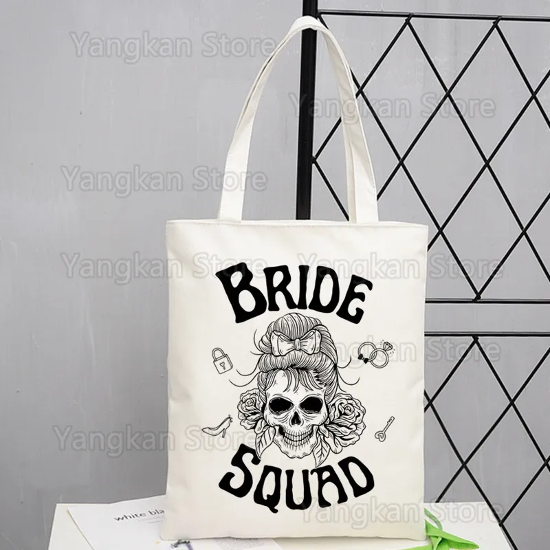Bride Letter Wedding Bride To Be Bridal Hen Bachelorette Party Wedding Decoration Bridesmaid Print Reusable Picnic bag view 5