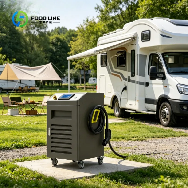 Mobile Energy Storage and Charging Equipment  for Use with Various Models of New Energy Vehicles, and For Outdoor Rescue.