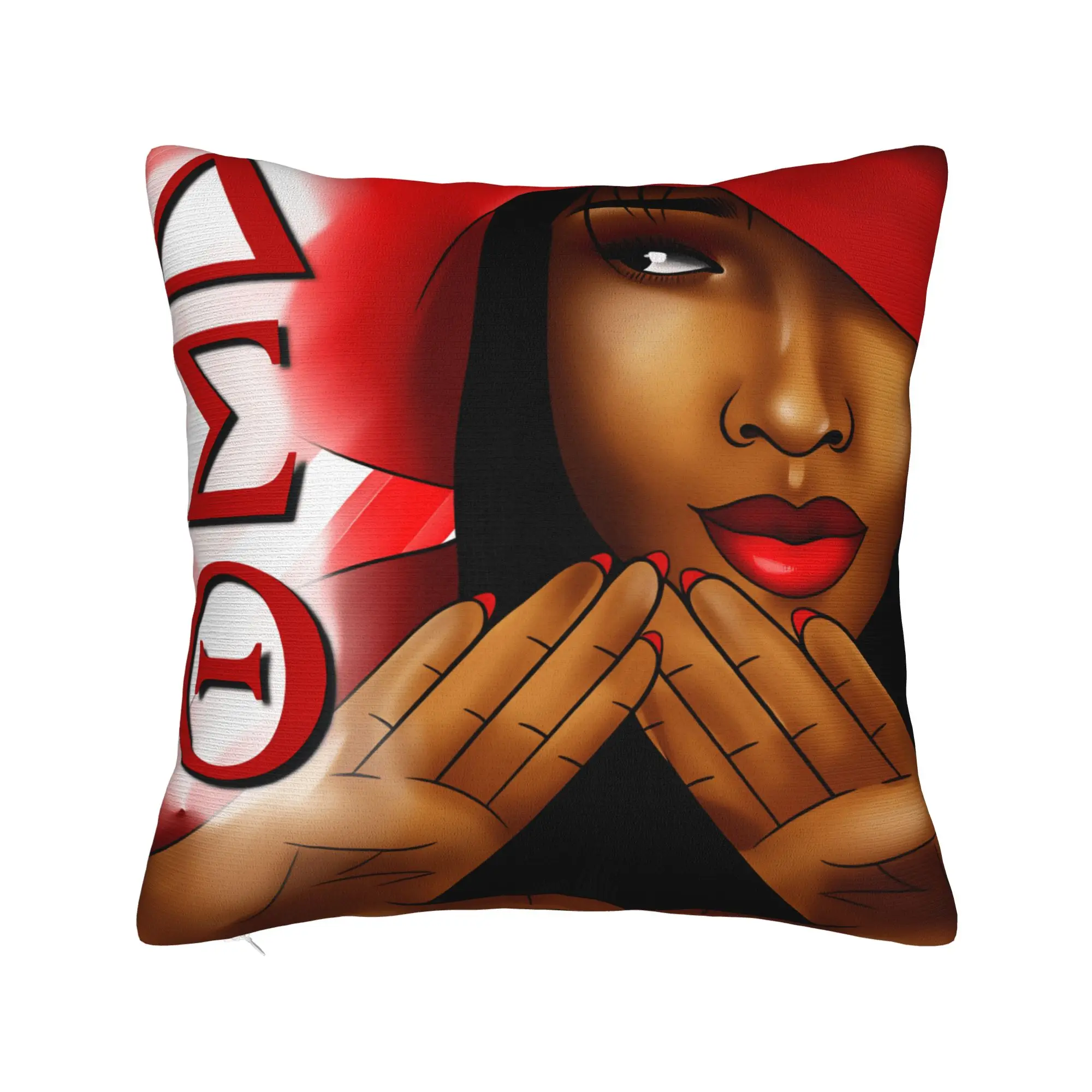 Pillow Case D-Delta Sigma Theta Soft  Pillow Cover For Sofa Home Decor Cute Funny Pillowcases