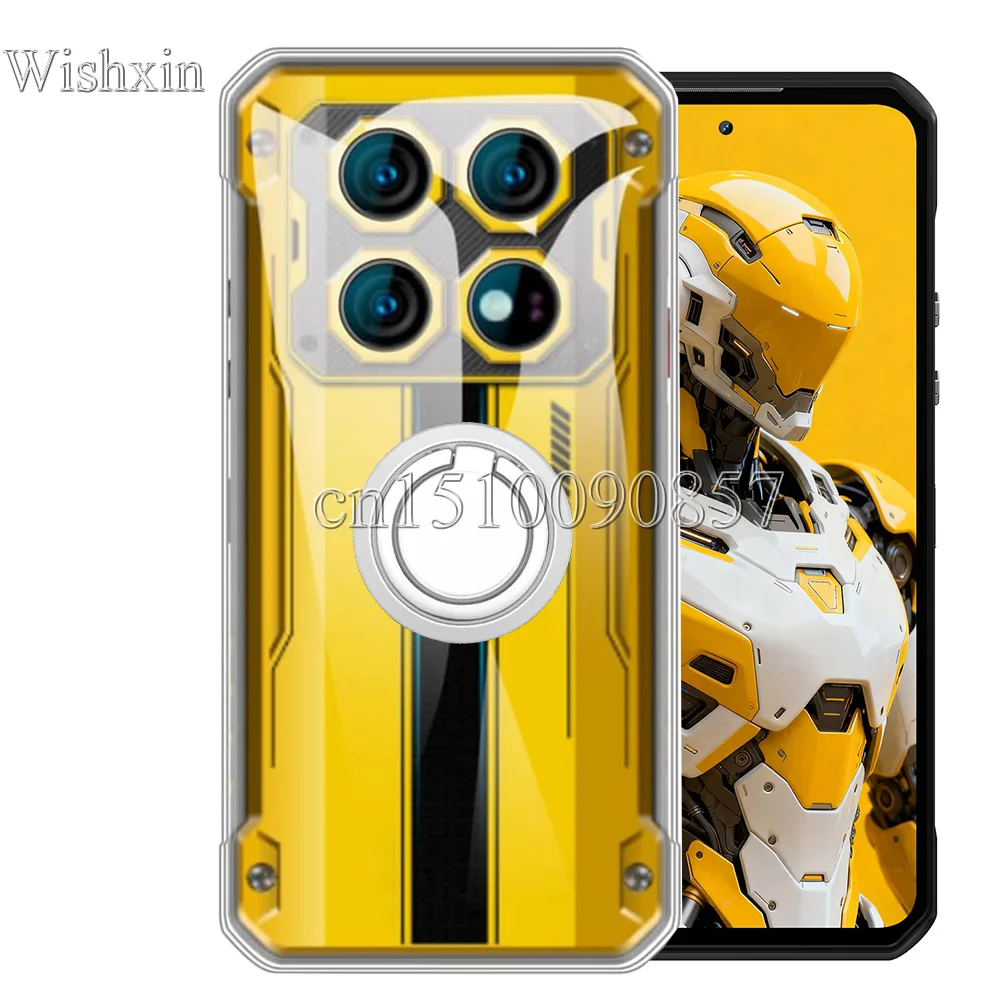 Ringhalter, stoßfest, weiches TPU, Ständer, stoßfeste Hülle für Oukitel WP60 Coque Funda – Detail 3
