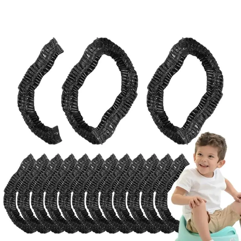 Potty Chair Liners Toddler 100PCS Portable Toilet Bags For Kids Toilet Potty Training Toilet Seat Thickened Elastic Closure