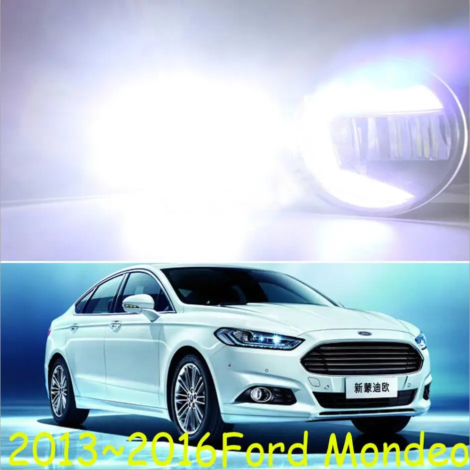 Car Bumper Lamp For Headlight Fusion Mondeo Daytime Light Swith ON/OFF LED Car Accessories Daylamp For Falcon Ecosport Fog Lamp