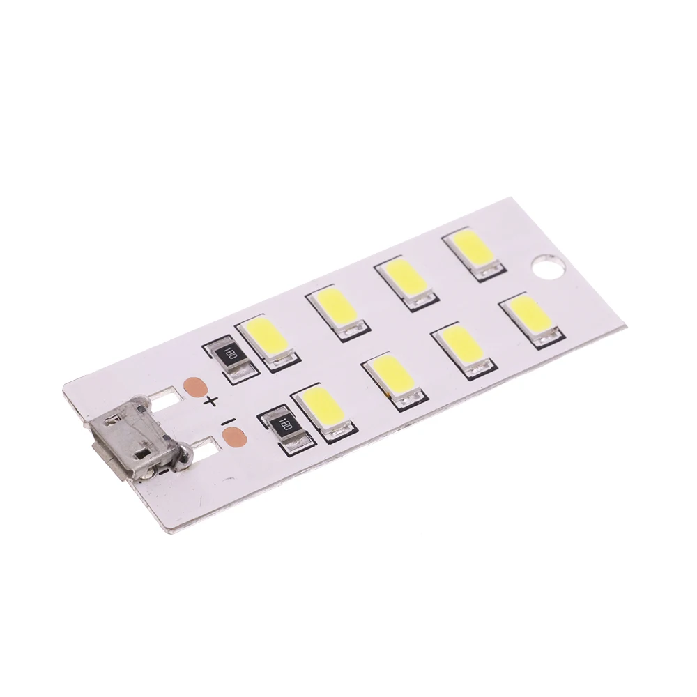 مصباح طوارئ محمول USB ، لوحة إضاءة LED بيضاء ، مصباح USB محمول ، جودة عالية ، SMD ، 5 فولت ، 430mA ~ 470mA