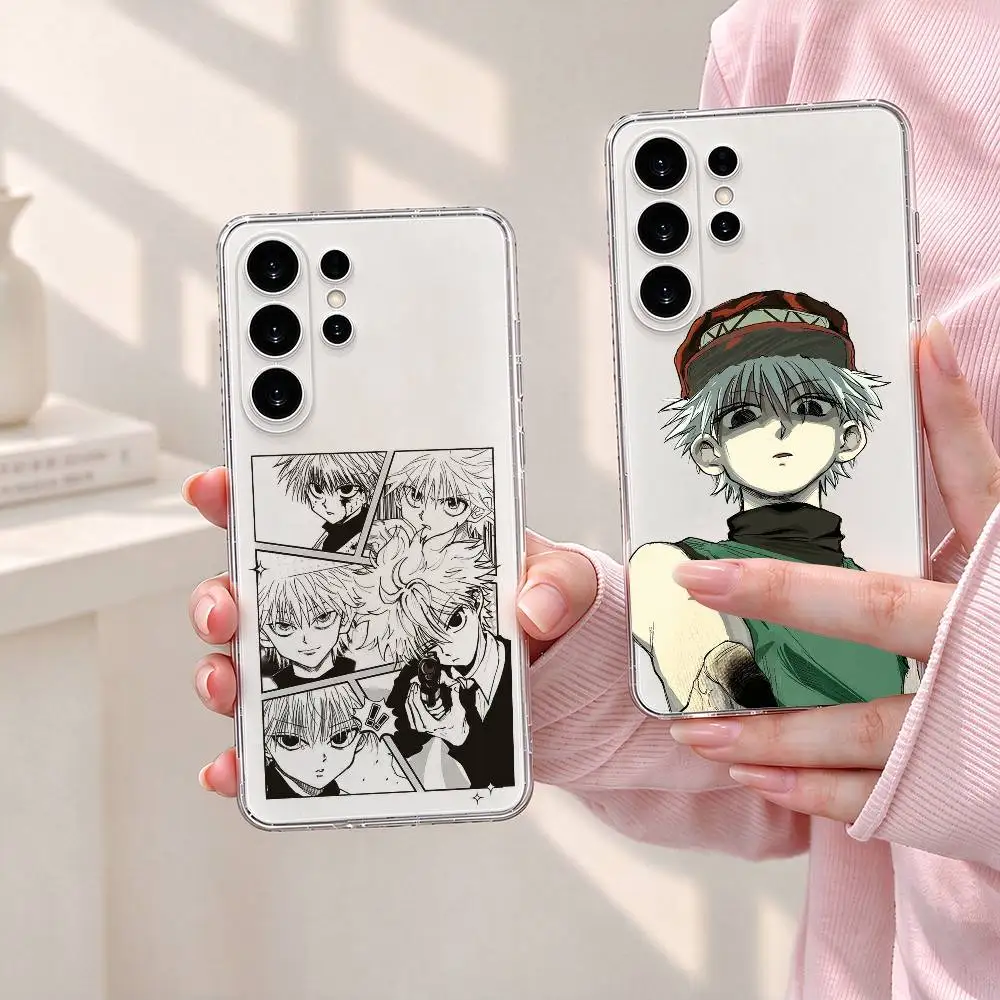H-Hunter Killua Zoldyck gift Phone Case For Samsung S25,S24,S21,S22,S23,S30,Ultra,S20,Plus,Fe Transparent Cover