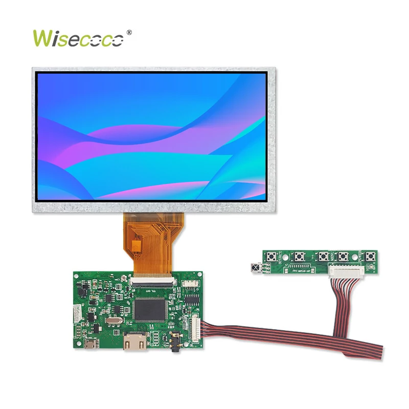 Custom 7 Inch TFT LCD Module 800*480 Pixels 50 PIN RGB Interface LCD Screen Display for Automotive Display