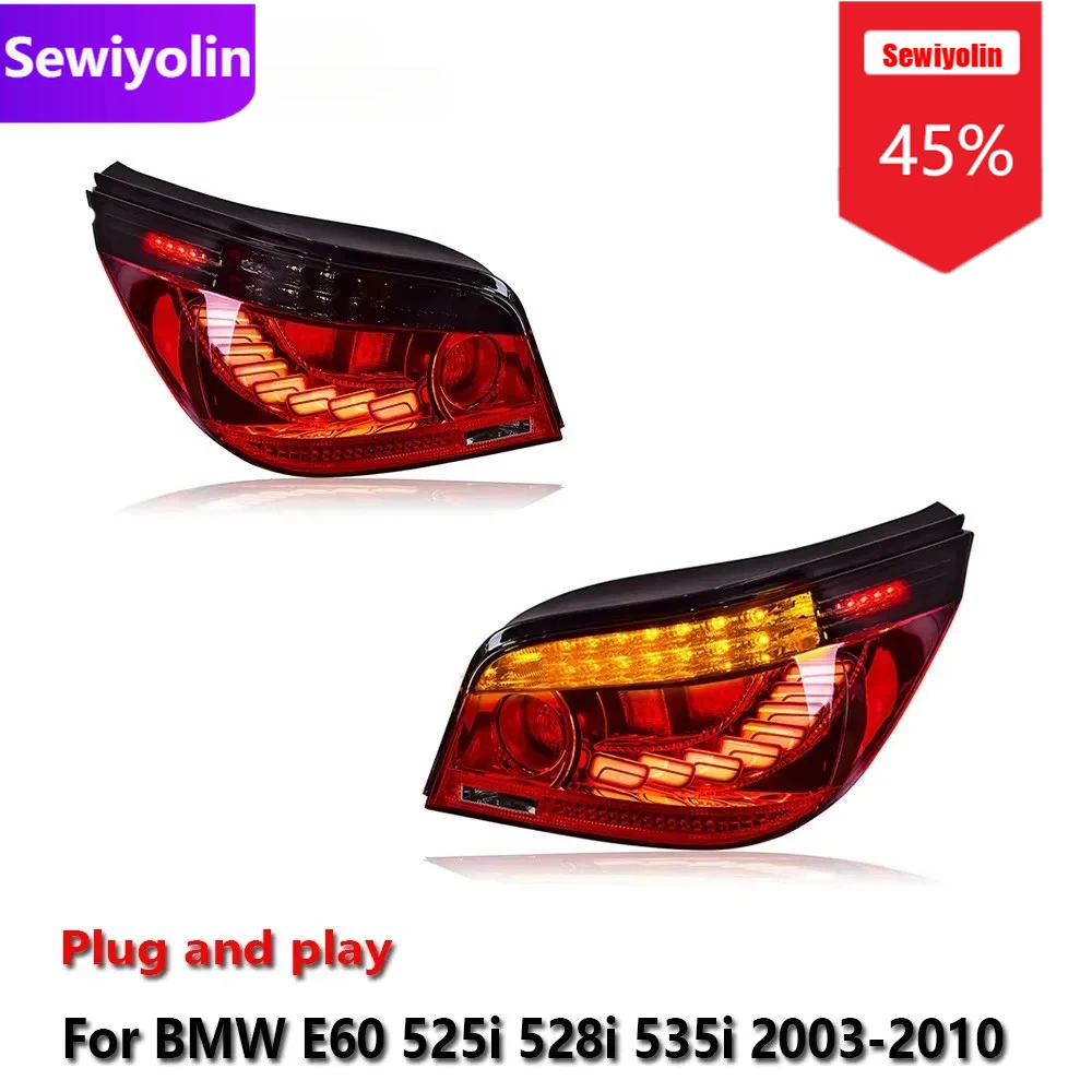 

Car DRL LED Tail Lamps Light Auto Assemblies for BMW E60 525i 528i 535i 2003-2010 Rear Fog DRL Brake Turn Signal Lamp Plug