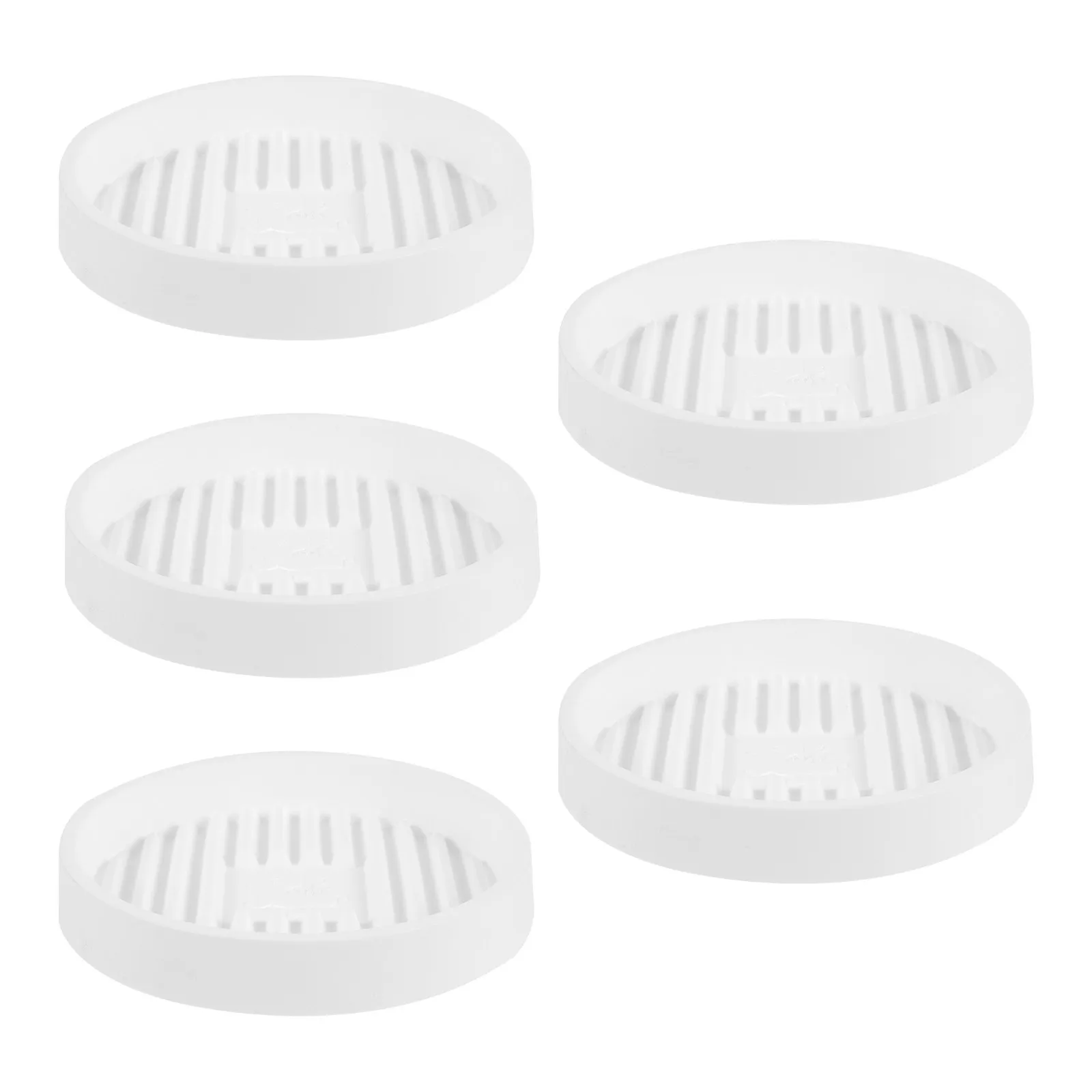 5Pcs Non-Deformable Plastic Plant Saucer Tray Round Flowerpot Drain Tray for Plants Window Sill Garden Decoration
