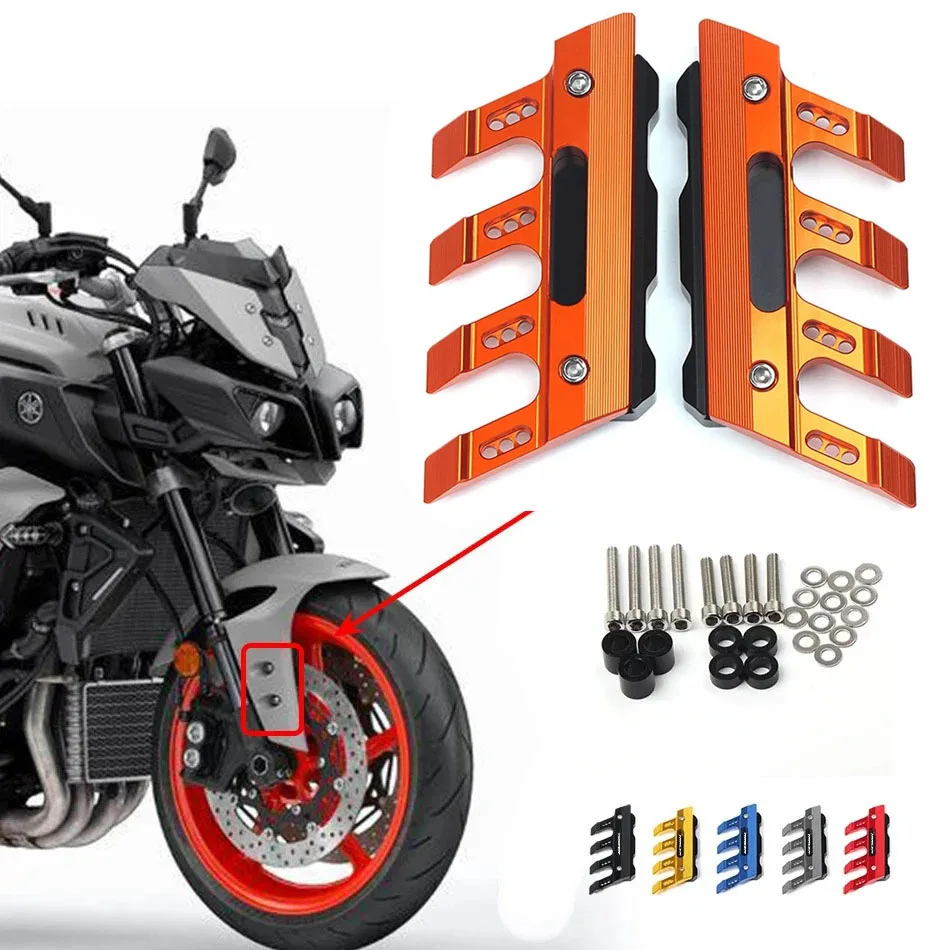 

For KTM 1290 Super Adventure Motorcycle Mudguard Front Fork Protector Guard Block Front Fender Anti-fall Slider Accessories