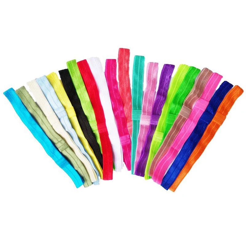 

100pcs 1.5CM Width Elastic Headband FOE Hair Bands Baby Headbands For DIY Hairband Kids Girls Hair Accessories