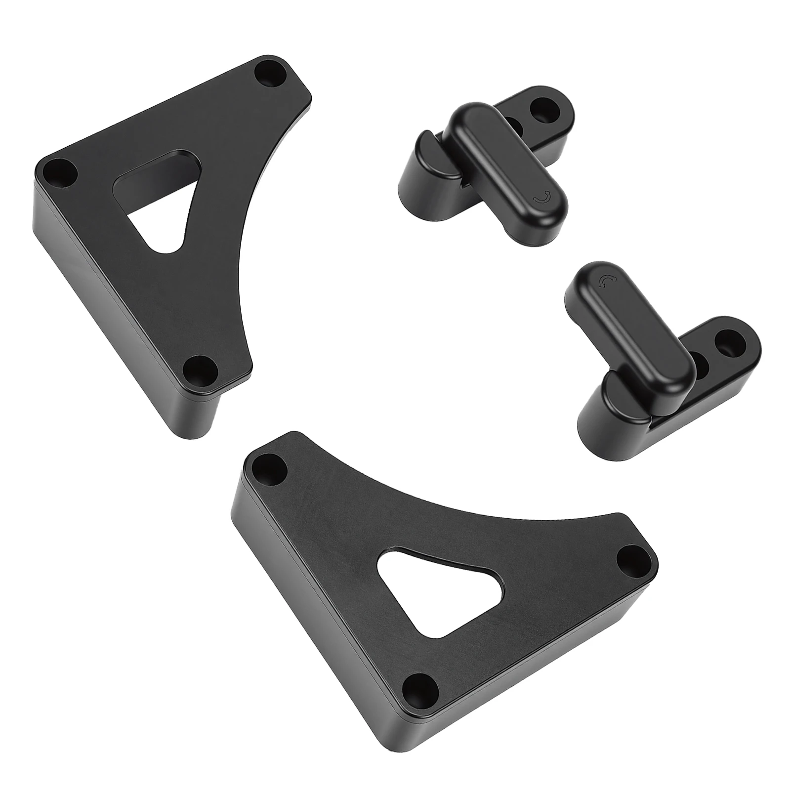 

Комплект креплений для столешниц RV с поворотным на 180 градусов фиксирующим зажимом и треугольным опорным кронштейном для столешниц толщиной 18 мм