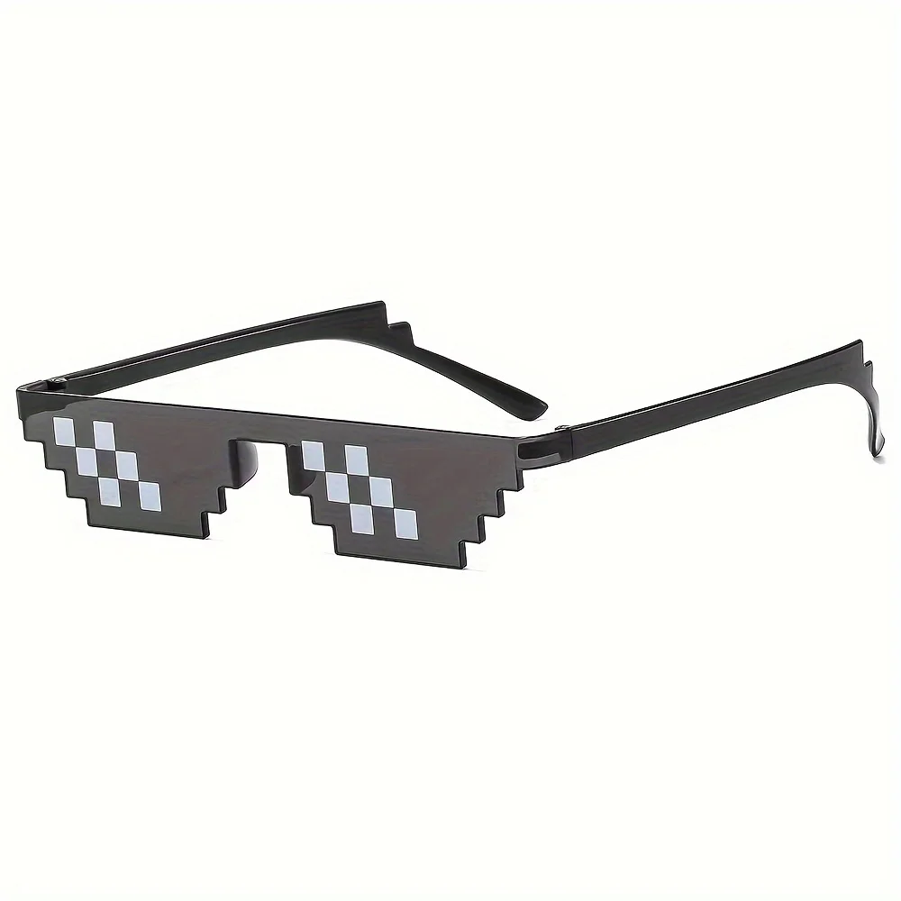 Pixelated Mosaic Glasses New Mosaic Glasses Double Cool Funny party glasses Pixel party glasses Party Photo Prop Glasses