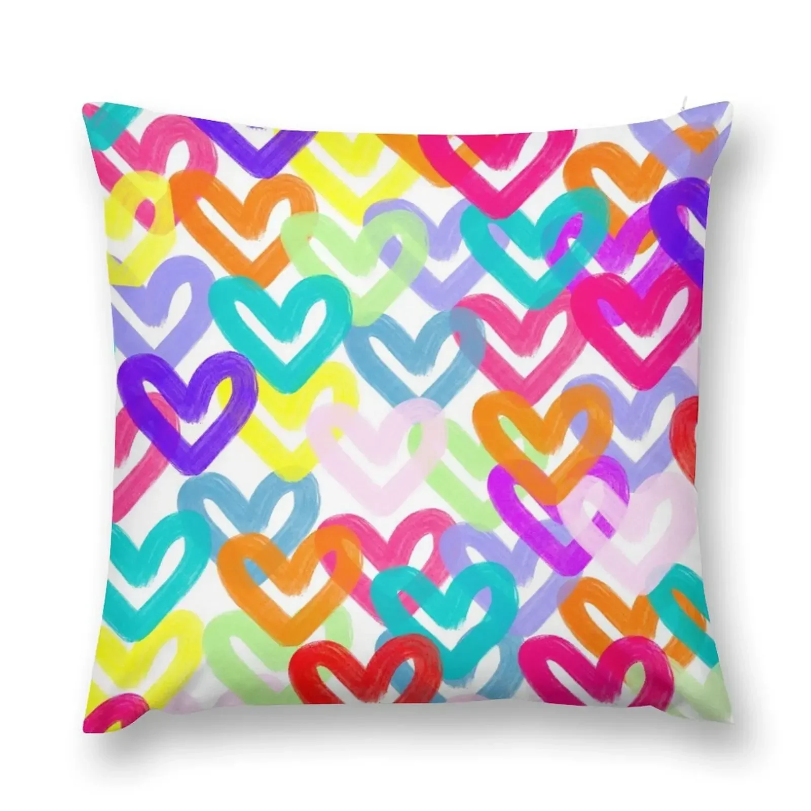 

colorful heart abstract Throw Pillow Pillowcases Sofa Decorative Covers pillow