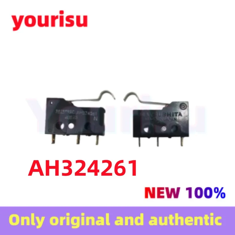 2-10Pcs/Lot new MATSUSHITA AH324261 AH 324261 micro switch large curved handle triple 3A250VAC