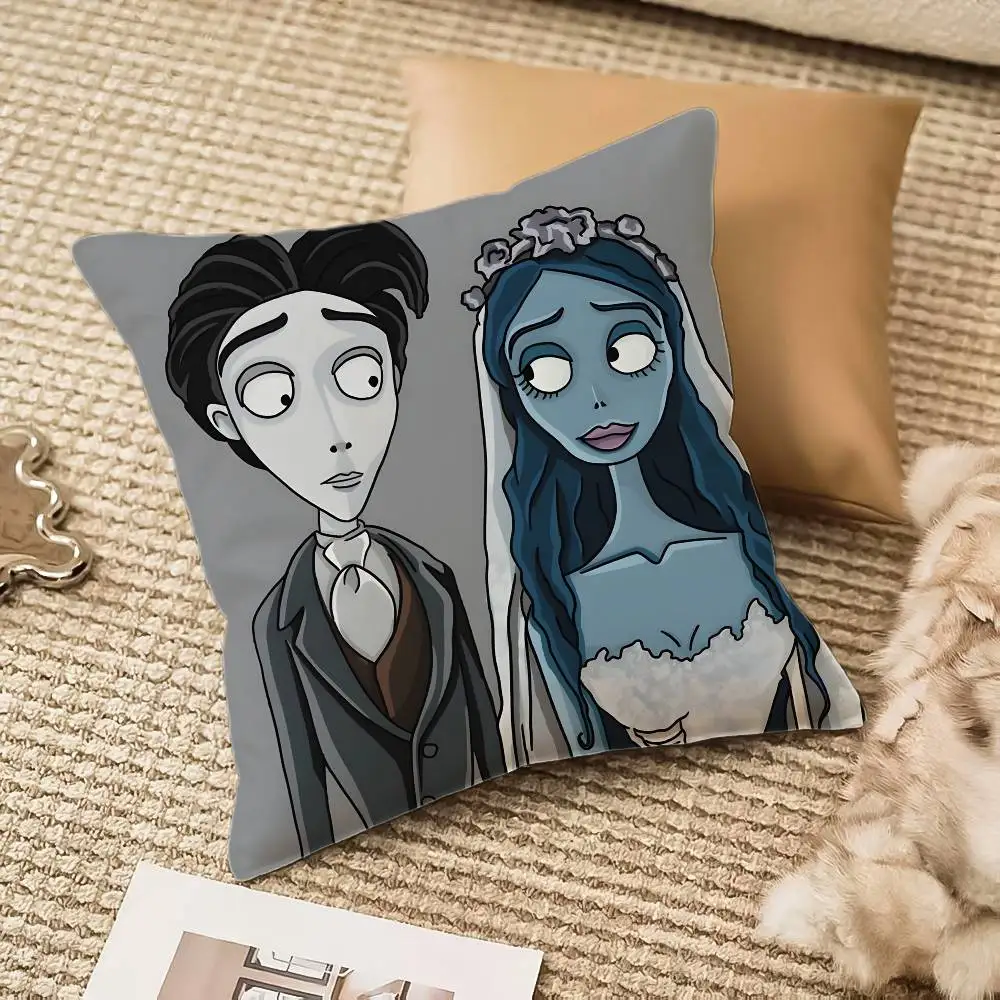 C-Corpse B-Bride мультфильм аниме наволочка антипылесная наволочка невидимая молния шелковистый плюшевый диван