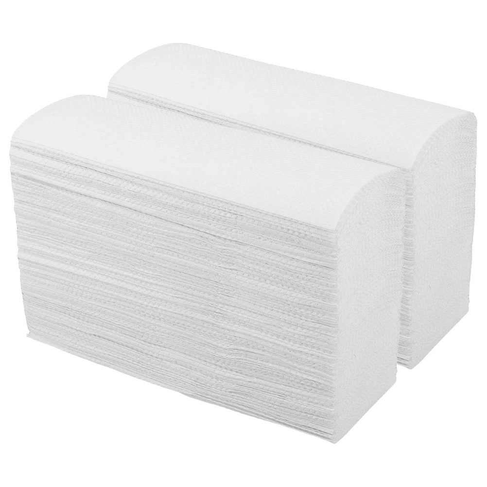 

2 Pack Paper Towels Commercial High Absorbency White Hand For Hotels Restaurants Hotel Restroom Hand Paper Kitchen Napkins