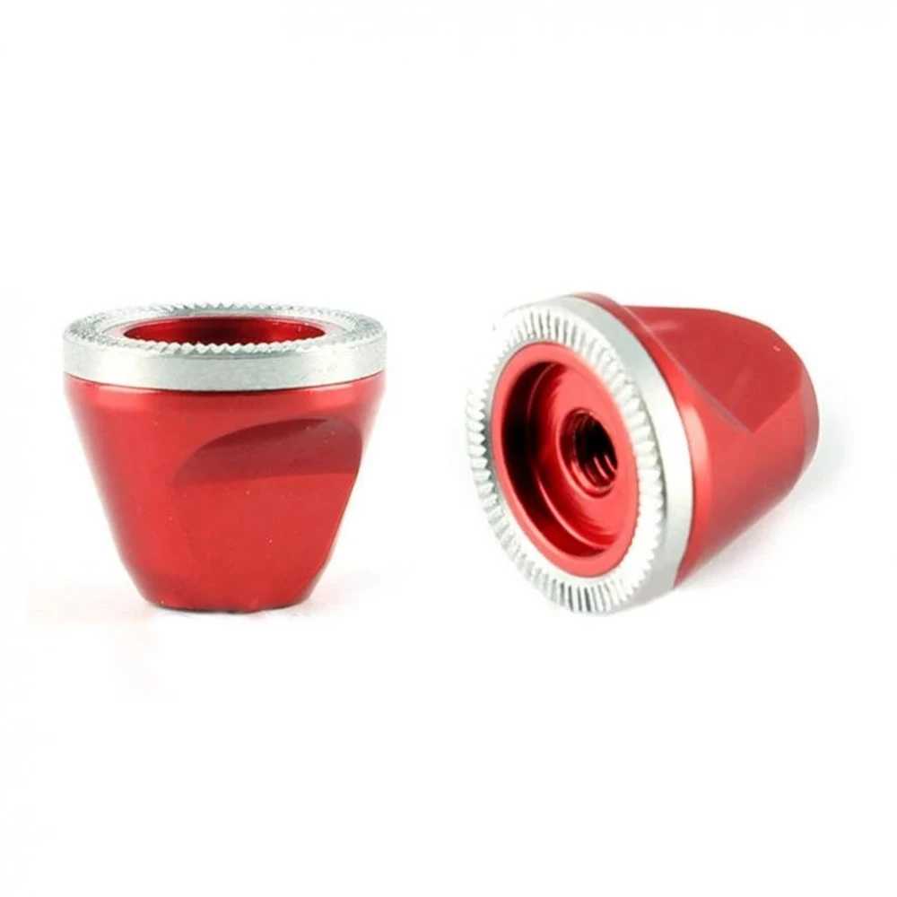 AliExpress NONE Anti-slip Bicycle Hub Nut for Quick Release Axle M5 Wheel Nuts Bolt Screw Cap Protection Hub Aluminum Alloy Mountain Bike Parts