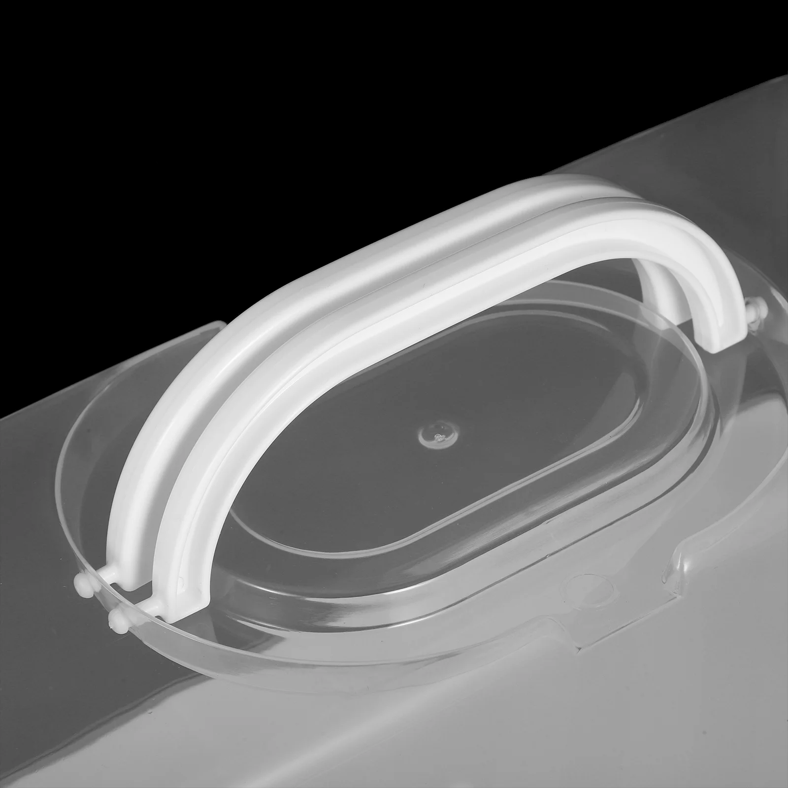 Caja de pan Rectangular con tapa transparente, contenedor de almacenamiento hermético portátil para pasteles, pan, aperitivos, diseño minimalista elegante