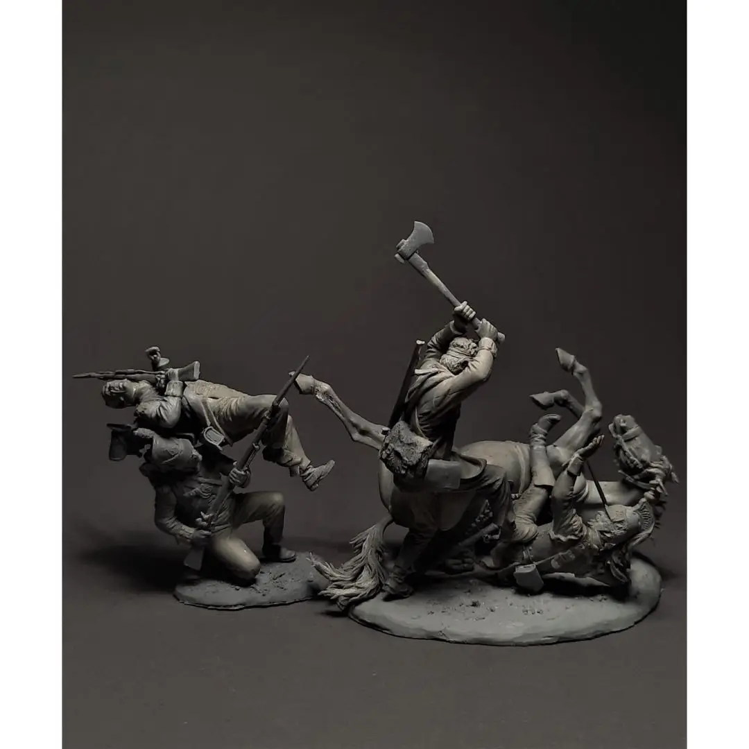 54mm Resin Model Figure GK， Unassembled and unpainted kit