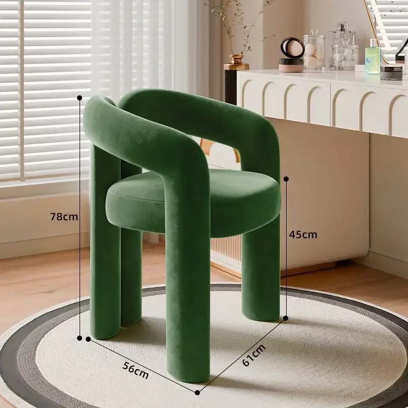 Stool Dressing Chair Makeup Simple Modern Bedroom Home Light Luxury Dressing Table Simple Living Room Sofa Chair