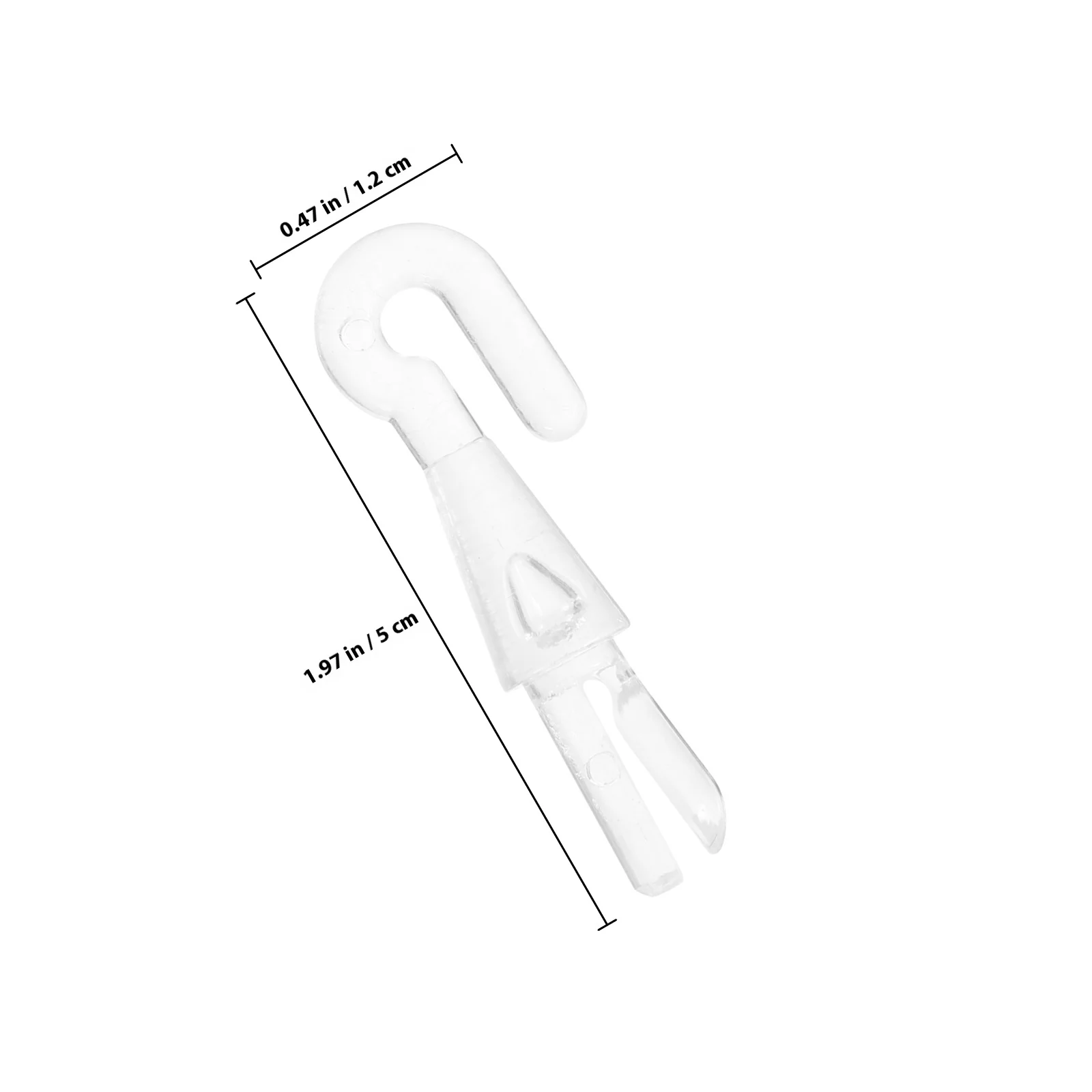 6pcs Tip Hook For Blinds Wand Replacement Hook Mini Blind Wand Connector Vertical Blind Parts Window Decoration Accessories