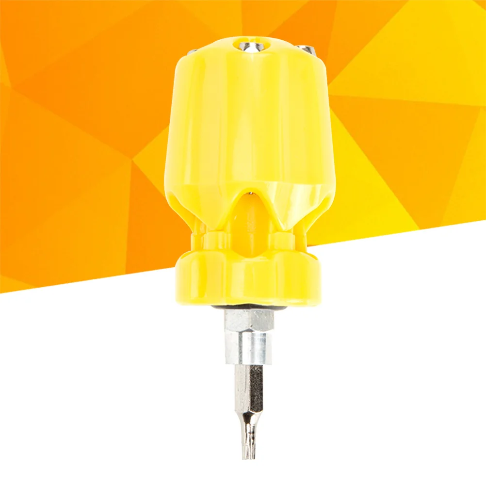 

6 in 1 Screwdriver Kit Compact Repair Tool with Strong Tempered Steel Tips for Fast Efficient Home Maintenance