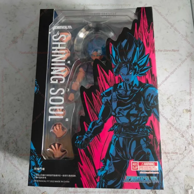 【شحن على مدار 24 ساعة】Demoniacal Fit Dragon Ball SHF [قتال الروح اللامعة] Wukong [أزرق عميق] Vegeta 1/12 Action Doll Anime