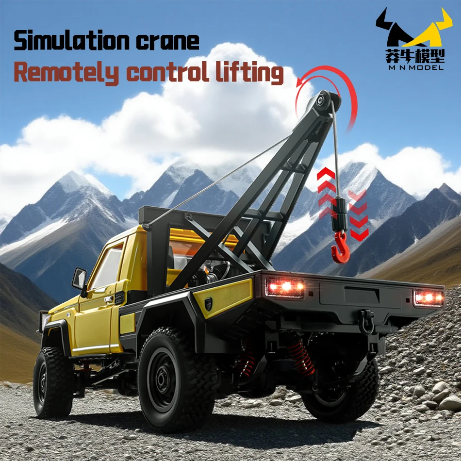 MN نموذج 1:12 4WD RC لودر أطفال بالريموت كنترول الغوص على الطرق الوعرة سيارة تسلق شاحنة رافعة الخوض لاقط روك الزاحف لعبة للكبار هدية