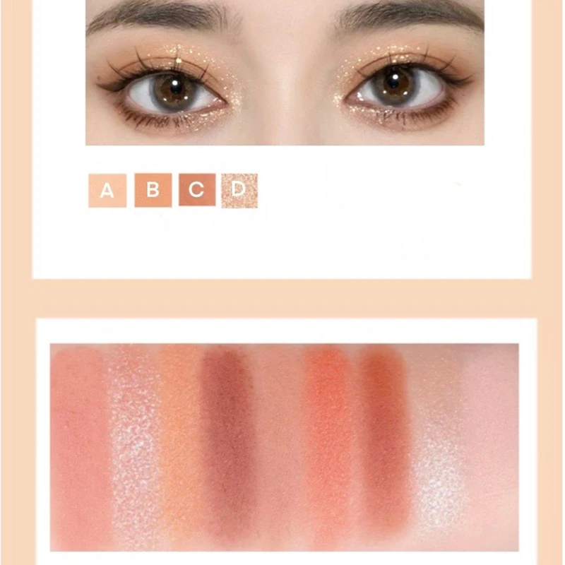 透明アクリルアイシャドウパレット 9 色アイシャドウプレート長期的なグリッターハイライターメイクアップツールアイメイク用